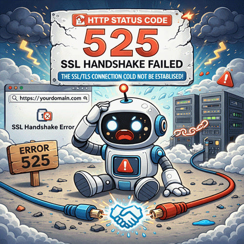 525 SSL Handshake Failed